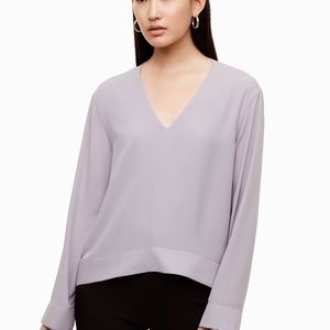 NWT Babaton Burnham blouse in Lavender